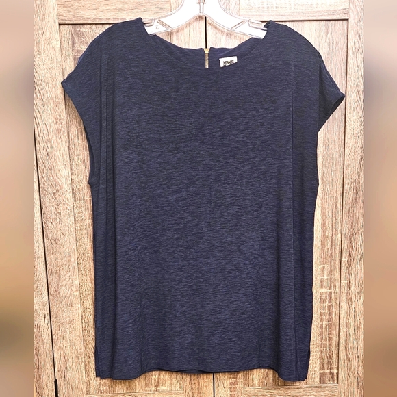Anne Klein Dark Blue Women's Blouse Sz L - Picture 1 of 9